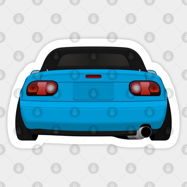 Miata rear Light-blue Sticker by VENZ0LIC